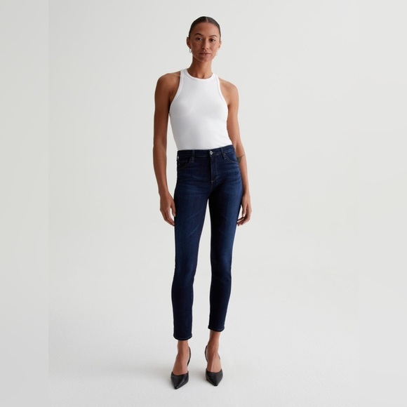 Adriano Goldschmied the prima cigarette jeans size 29/29 dark denim stretch - Picture 1 of 15
